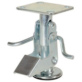 Vestil FL-5 Economical Floor Lock, Heavy Duty Steel, 5-5/8"- 6-5/8" Height, 4-1/2" x 4" Top Plate