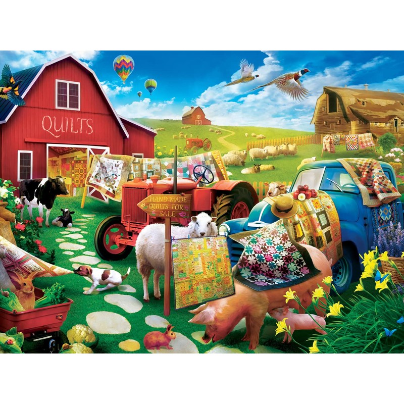 Master Pieces Rompecabezas EZ Grip de 300 Piezas – Quilt