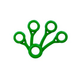 AFH-Webshop Finger Extension Exerciser Deluxe | Handtrainer | Fingertrainer | 6 Verschiedene Stärken (4. Grün (stark))