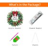 VODAPYC Christmas Wreath Diamond Art Hanging Kit for Adults, DIY