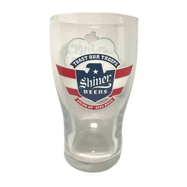 Shiner Beer Toast Our Troops Pint Glass | Set of Two (2)