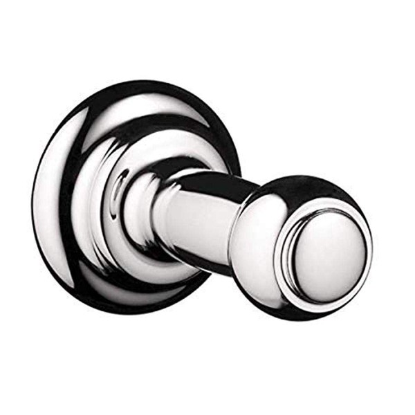hansgrohe Hook Timeless 1-inch Classic Towel Holder in Chrome, 06096000