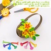 Bewudy 100 Pcs Multicolor Split Pins, Split Pins Round Scrapbooking