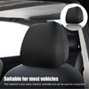 NYTKL 2 PCS Car Headrest Cover, Soft Stretchy Fabric Vehicle