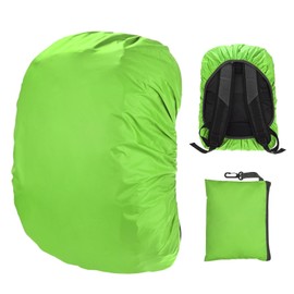 M METERXITY Waterproof Backpack Rain Cover, 15L-25L Waterproof Backpack Cover, Bag Rain Cover with a Carry Pouch for Hiking/Biking/Camping/Outdoor Traveling [Grass Green]