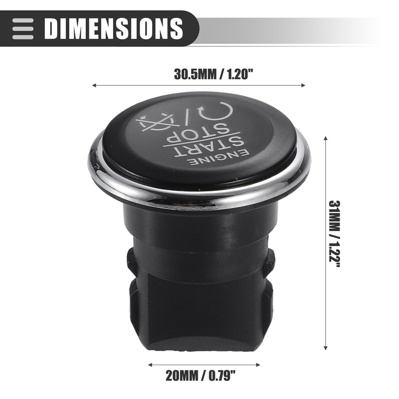 A ABSOPRO Engine Start Stop Switch for Dodg Challenger No.