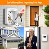 Key Lock Box Wall Mounted, Fayleeko 4 Digit Combination Lockbox