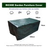 RICHIE Garden Furniture Covers Waterproof Garden Table Covers Outside Table