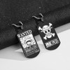 KOGNGU Hot Japan Anime One Piece Luffy Skeleton Pendant Necklace