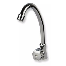 CNX Llave Con Cuello Rígido Para Fregadero Cromado Llave De Agua