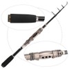 Portable Carbon Baitcasting Telescopic Fishing Rod Pole Reel Tackle Accessory1.8m