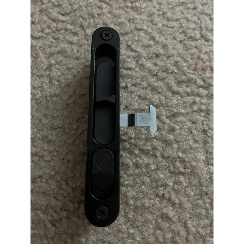 PRIME-LINE -Line A 202 Black Sliding Screen Door Latch
