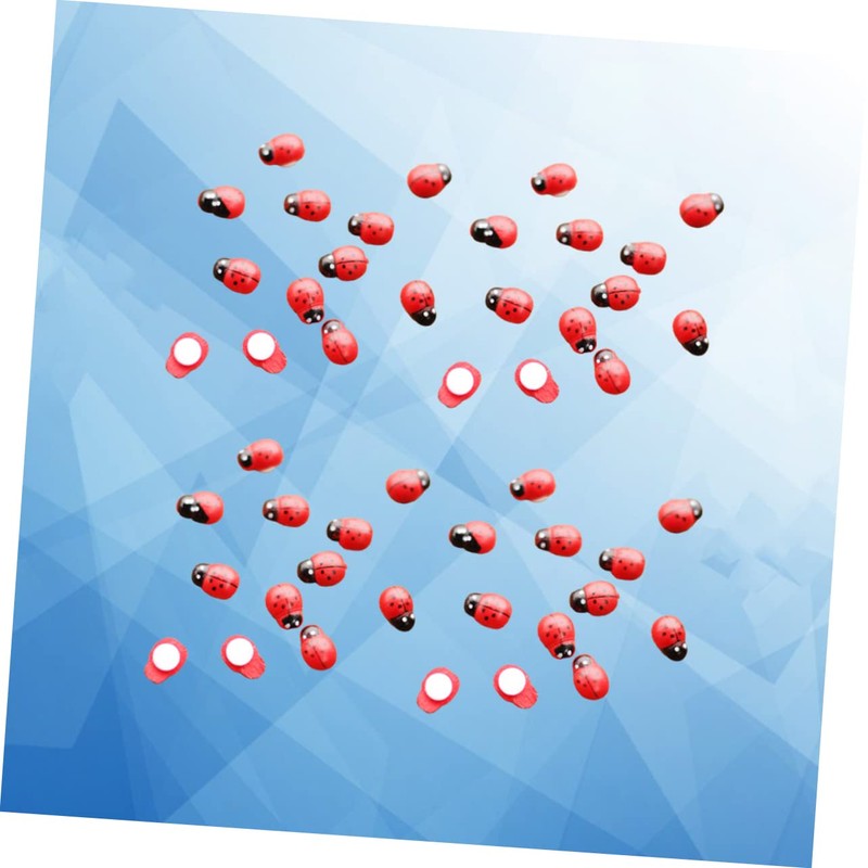 FUNOMOCYA Ladybug Shaped Desktop Decor Tabletop Craft Micro Landscape Home