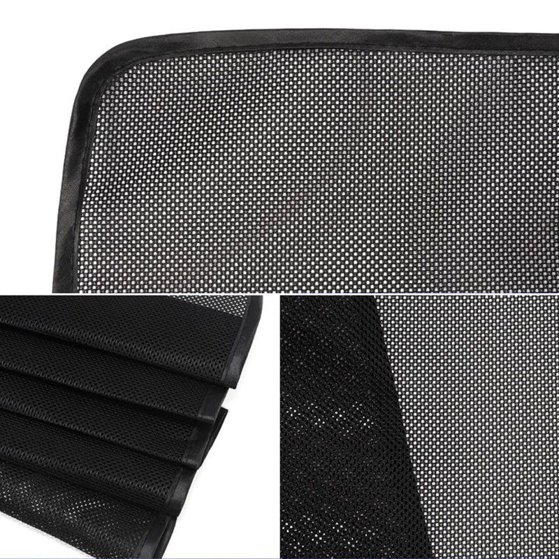 4PCS/Set Mesh Car Side Window Shades with Magnets,Block UV Protection