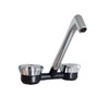 Mixer Tap Hot & Cold Chrome Folding Spout 12v Micro