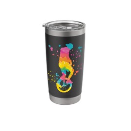 Unicyclist Unicycling Unicycler Colorsplash Unicycle Stainless Steel Insulated Tumbler