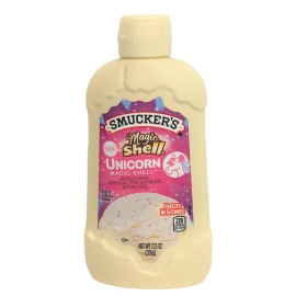 Smuckers Smucker's Unicorn White Cupcake Magic Shell Topping 7.25 oz Smuckers
