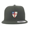 Trendy Apparel Shop Episcopal Shield Structured Flatbill Snapback Cap -