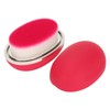 Flat Top Makeup Brush Goose Egg Shaped Clean Pores Face