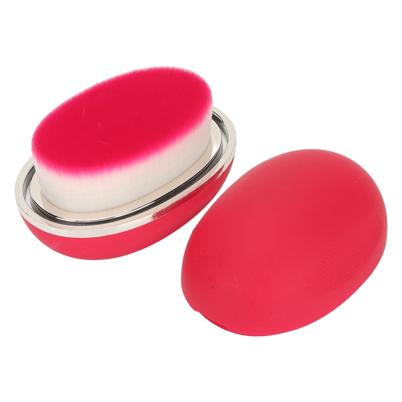 Flat Top Makeup Brush Goose Egg Shaped Clean Pores Face