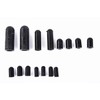 JEGS Hypalon Vacuum Cap Kit | 16 Pieces | Includes