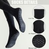 Yoga Pilates Non Slip Socks with Grips for Women (4