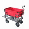 Mac Sports Heavy Duty Steel Double Decker Collapsible Yard Cart