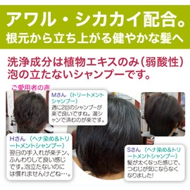 Indian Herbal Treatment Shampoo Natural Herbs Wash Awal Shikakai No Foaming (5 Pack)