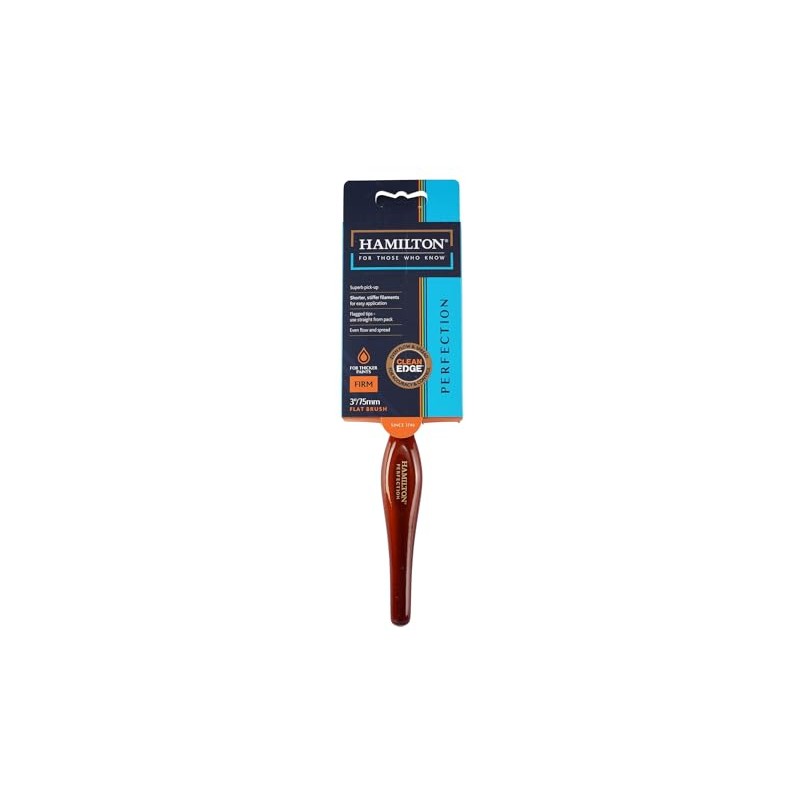 3" Hamilton Perfection Clean Edge Firm Synthetic Flat Paint Brush