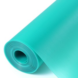 Shelf Liners for Kitchen Cabinets Drawer Liner Non Adhesive Cupboard Mat EVA Material Waterproof Refrigerator Mats Washable Fridge Liner for Cupboard and Desks Liner Blue 11.8 x 59 Inches