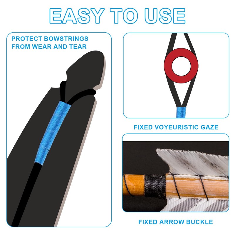 sourcing map Archery Recurve Bow String Serving Thread 120 Yard