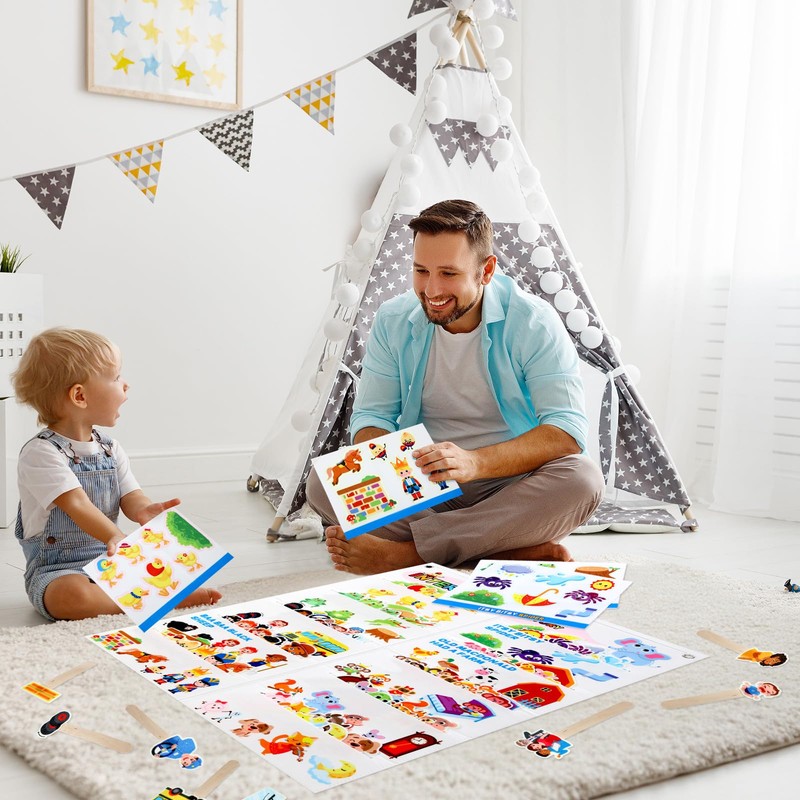 Shappy Felt Story Board Sets for Toddlers, 10 Stories Felt