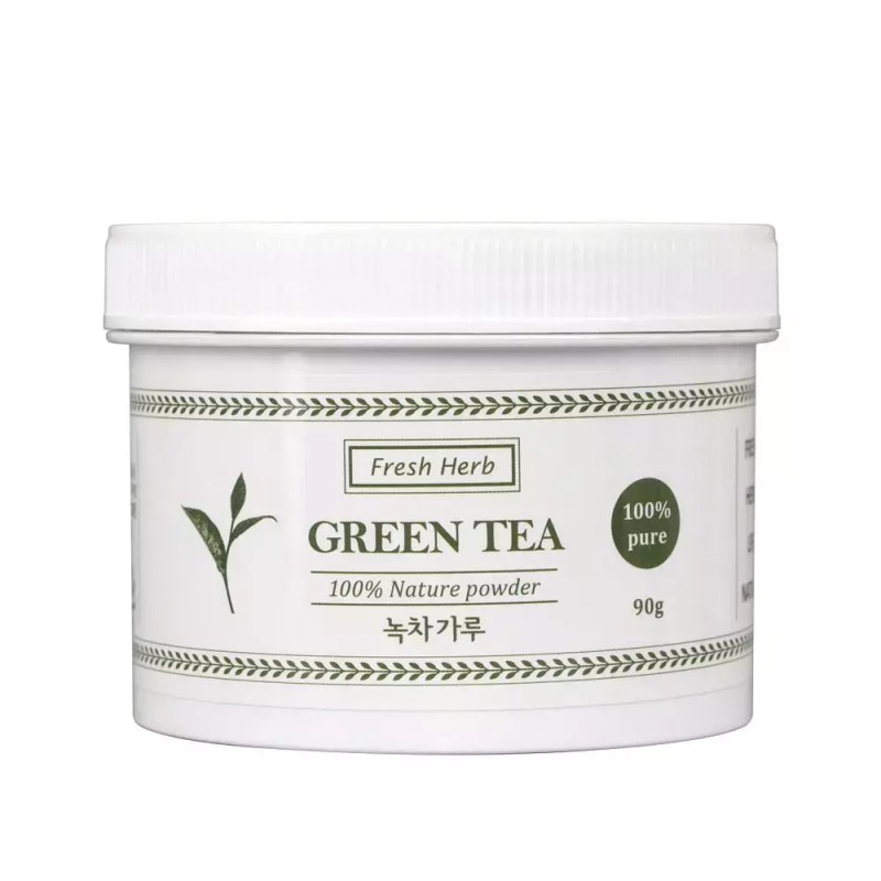국산 녹차가루 90g 천연 곡물 마스크팩 Korean Green Tea Powder