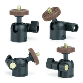 4 Packs LINCO Lincostore 1/4" Swivel Mini Ball Head Screw Tripod Mount for DSLR Camera Camcorder Light Bracket A020 Cell Phone Holder Support