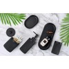 Bathroom Accessory Set 5Pcs-Lotion Soap Dispenser,Toothbrush Holder,Qtip Holder Dispenser,Vanity Tray