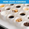 RACETOP 8oz 12oz Single Wall Disposable Coffee Cups 500 Pack