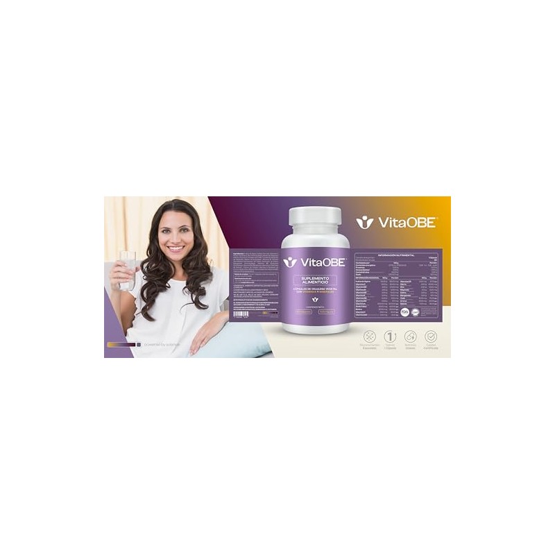 Multivitamínico con Minerales 60 Cápsulas de Celulosa Vegetal