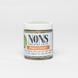 Nons Pinching Salts - Pepper Complex (4 oz) | All Natural Seasoning | Great for Finishing |