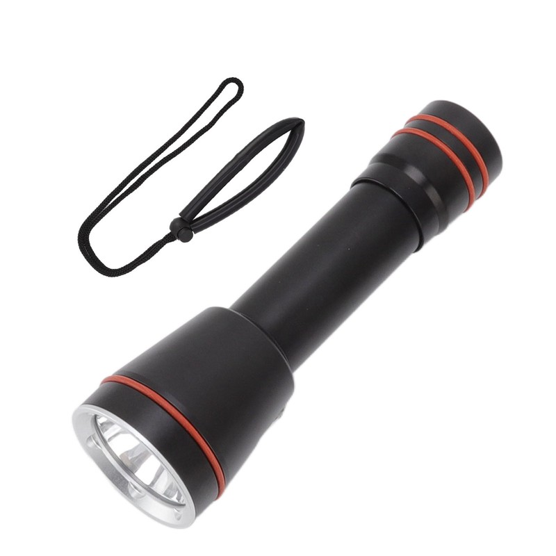 Professional Underwater Flashlight 5000LM Lighting Diving Fill Light IPX8 Waterproof