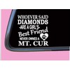 Mountain Cur Diamonds TP 501 Sticker 6" Decal rescue dog
