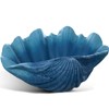 Reallnaive 1 Pack 10 Inch Seashell Decorative Bowl Large Resin