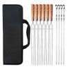 Barbecue Skewers 201 Stainless Steel U Shaped Reusable BBQ Fork