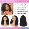 Fuduete 22 Inch Burmese Curly Half Wig 180 Density Seamless