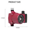 110V 3-Speed Hot Water Recirculating Pump, Silent 1/2 NPT Circulator