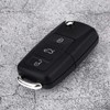 Qiilu 3 Button Car Remote Control Key Fob 433Mhz ID48