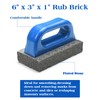Wenqik 2 Pcs Rub Brick with Handle Concrete 20 Grit