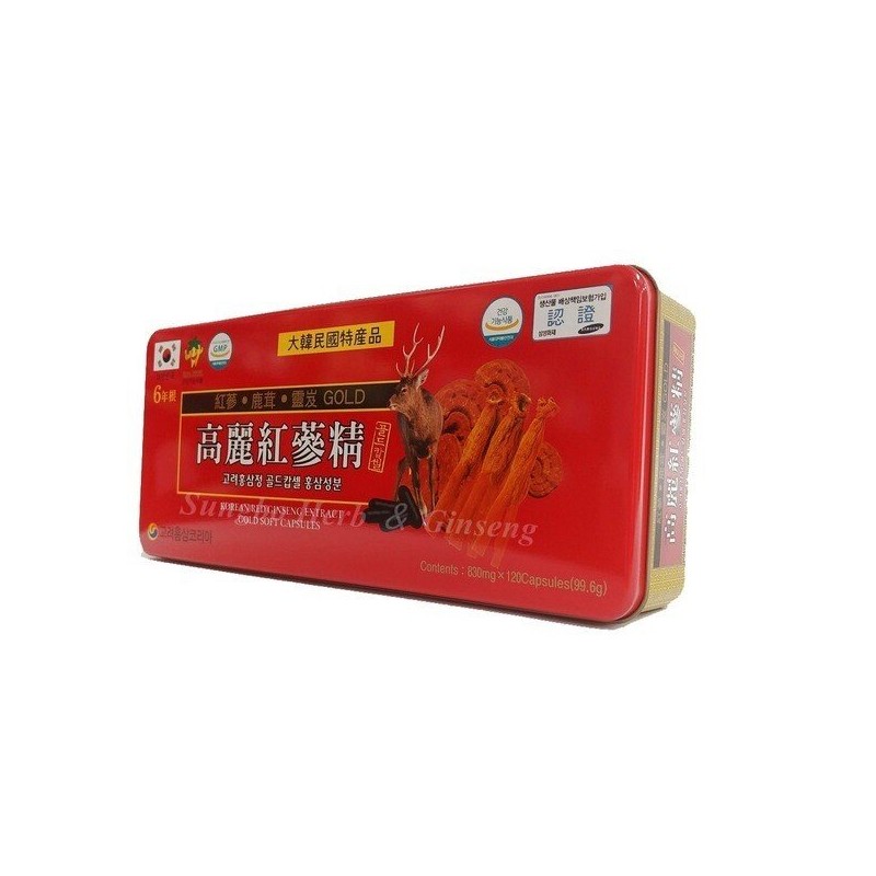 홍삼캅셀 홍삼캡슐 고려홍삼정골드캅셀 홍삼성분 정원 Korean Red Ginseng Capsule Korean