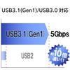 Elecom MF-FCU3064GBU 64GB USB 3.0 3.1 (Gen1) No Loss Cap