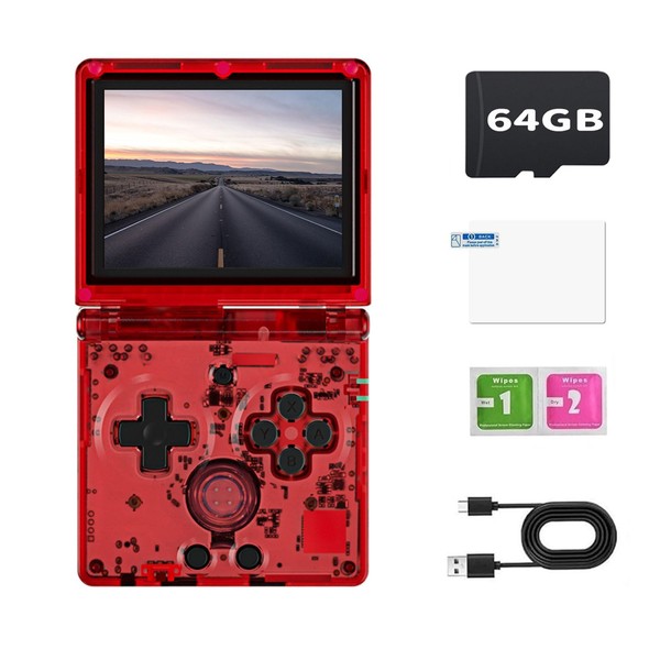 WESICH RG35XXSP FILP Retro Game Console,3.5 Inch IPS Screen 640x480,Built-in
