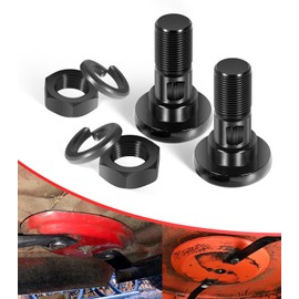 63607 Rotary Cutter Blade Bolt Kit Replacement for Bush Hog Rotary Cutter Blade, 2 Bolts with Nuts & Lock Washers, Replaces 63607, 7919, 252BH, 20322